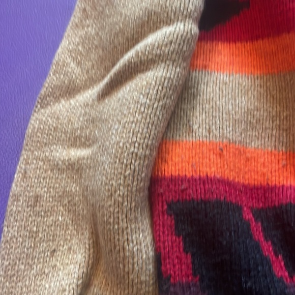 L.a.m.b Gwen SzM Stefani pendleton pattern tunic sweater pockets - Picture 7 of 8